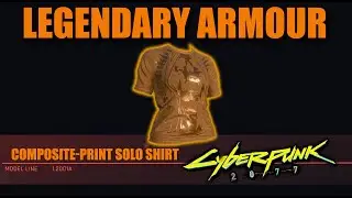 Cyberpunk 2077 - SOLO SHIRT - LEGENDARY ARMOUR