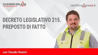 Decreto legislativo 215. Preposto di fatto