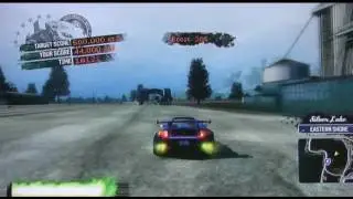 Burnout Paradise - Crazy Flatspin In The Airfield (HD)