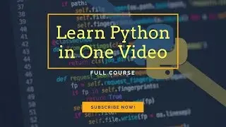 Learn Python - Basic Interactive Python Tutorial for Beginners (Updated 2021)