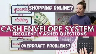 Cash Envelope Budget Cash Stuffing System FAQ:  How to Start Cash Envelope Method Beginners | Frugal