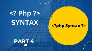 PHP Syntax Rules | PHP Structure in Hindi | PHP Tutorial in Hindi