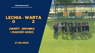 Lechia Zielona Góra - Warta Gorzów 0:2 (bramki i radość gości) - 17.06.2023r.