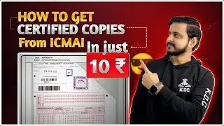 How to Get Certified Copies in 10 ₹ - CMA December 2024