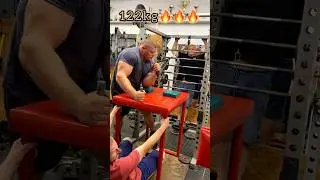 World strongest left arm press