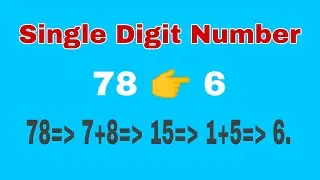 Single Digit Number | Step by step explanation..#python