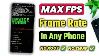 How To Unlock 90 FPS In Any Phone | Enable 90 FPS In Any Android | How To Overclock Android Phone