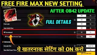 Free Fire New Setting After Ob40 Update | FF New Setting Full Details | Free Fire New Setting Detail
