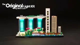 LED Lighting Kit for LEGO Architecture Skyline Collection Singapore 21057