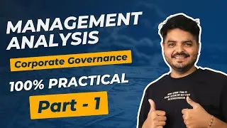 Management Analysis - Part 1 | Equity Research | Corporate Governance