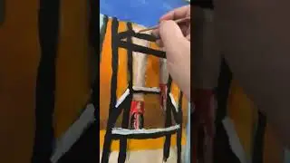Painting a #mural at a restaurant, Day 9.