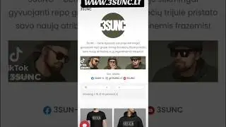 3SUNC MERCH rasite: WWW.3SUNC.LT