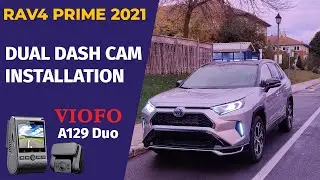 Hardwire Dash Cam Installation on my Toyota RAV4 Prime 2021  - VIOFO A129 DUO