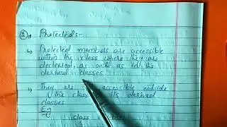 Protected Access Modifier with example Object Oriented Programming Lectures Hindi Urdu