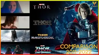Thor: All Trailers Comparison (2011-2022)
