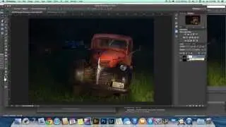 Light Painting Blending Images of Large Scenes