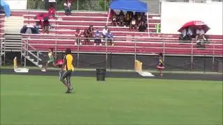 11-12 Yr Old Girls 110M Hurdles Heat 1Zoom Meet 06.11.16