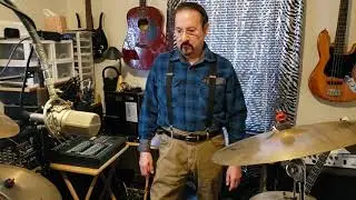 Playing a song with my bass I built from scratch