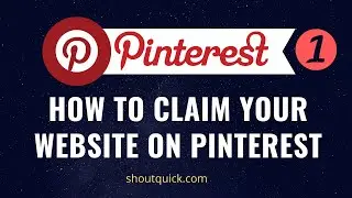 How to Claim Your Website on Pinterest I Pinterest Tutorial Part 1