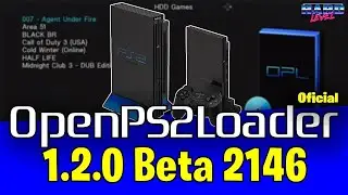 🚨OPL 1.2.0 Nova beta 2146 e OPL Manager V24! Confira as novidades! (ZSO + EXFAT)!