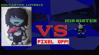 Me and my sister have a pixel off to see who's better at pixel art!