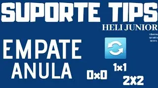EMPATE ANULA, UMA BOA OPÇÃO !!!!