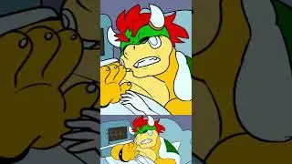 "MY WIFE WOULD GET UPSET" #animation #mario #bowser #funny #supermario #animatic #canonxoc