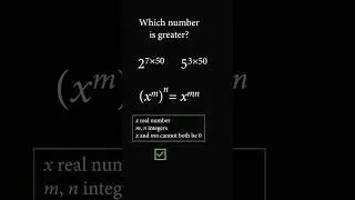 Comparing large numbers