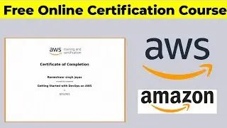 Get Free AWS DevOps certificate 2023 | AWS certified | AWS certification course | Free Courses