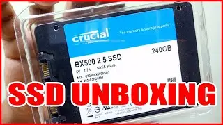 CRUCIAL 240 GB SSD UNBOXING BY YOUTUBE ADVICE | SSD UNBOXING | SSD VS HDD | SSD COMPARISION