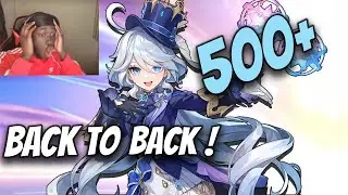 MY LUCKIEST PULLS EVER? I STAYED UP TO 3AM FOR FURINA AND GOT BACK TO BACK 5 STARS!