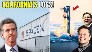 What Florida's Governor Just Did Will SAVE SpaceX After California's BRUTAL Attack!