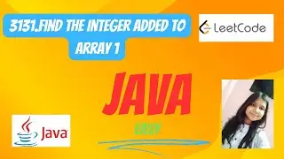 3131.Find the Integer Added to Array 1 || Java || LeetCode || Easy Way#leetcode #leetcodejava