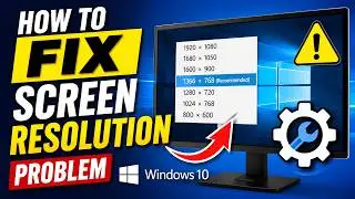 How To Fix Screen Resolution Problem Windows 10 | Smart View IT
