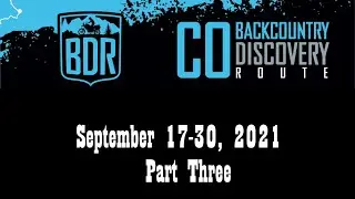 COBDR - part three