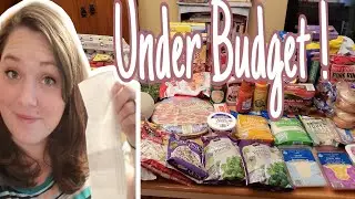 Aldi Grocery Haul For Family Of 7 + End of Month Budget Breakdown