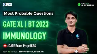 Important Question On  Immunology For GATE Exam 2023 | IFAS