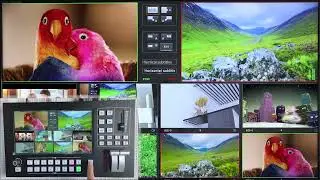 8 channels PGM PVW video switcher for live streaming broadcasting SDI,HDMI,IP  KT-KD31