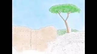 Rome, Italy. Coloring Book for adults