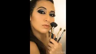 DELINEADO ESFUMADO #maquiagem#makeup#retratofeminino#maquiagemparanoite