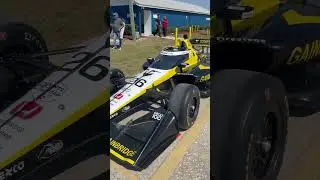 Indycars chillin at Sebring
