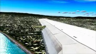FS2004 : PMDG 737 Landing at San Fransisco