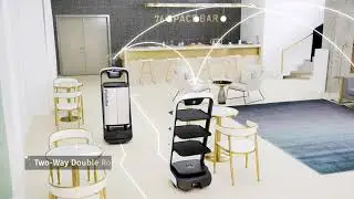 PuduBot is here in Australia. Serving robot Pudubot Robot waiter