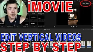 ✅  How To Edit Vertical Videos In iMovie Desktop 🔴