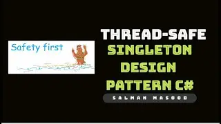 Thread-Safe Singleton Design Pattern in C# | Locks in C# | Multithreading|Lazy Initialization|Part-6