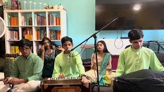 Hare Krishna Mishra Asavari melody with my music cohorts at Priya Living center