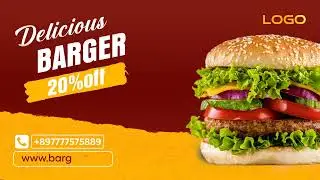 Animated Food banner ads in Adobe After Effect