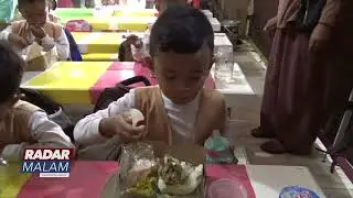 Uji Coba Makanan Gratis Ratusan Siswa di Pulau Pasaran