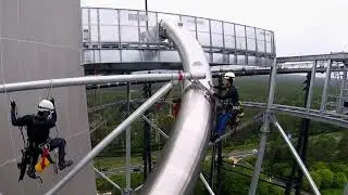 フジヤマスライダー　ロープアクセス工事  Fujiyama Slider / Ropeaccess