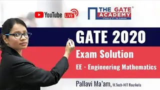 *LIVE Engineering Mathematics GATE 2020 Solutions with Answer Key – Electrical Engineering (EE)